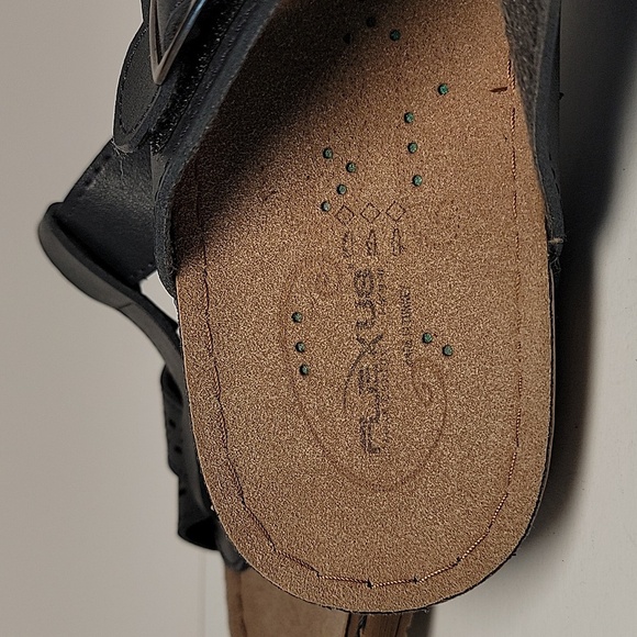 Spring Step Flexus Denia Sandal Slide-On Slip-On Slide Shoes Adjustable Black 8 - Picture 10 of 12